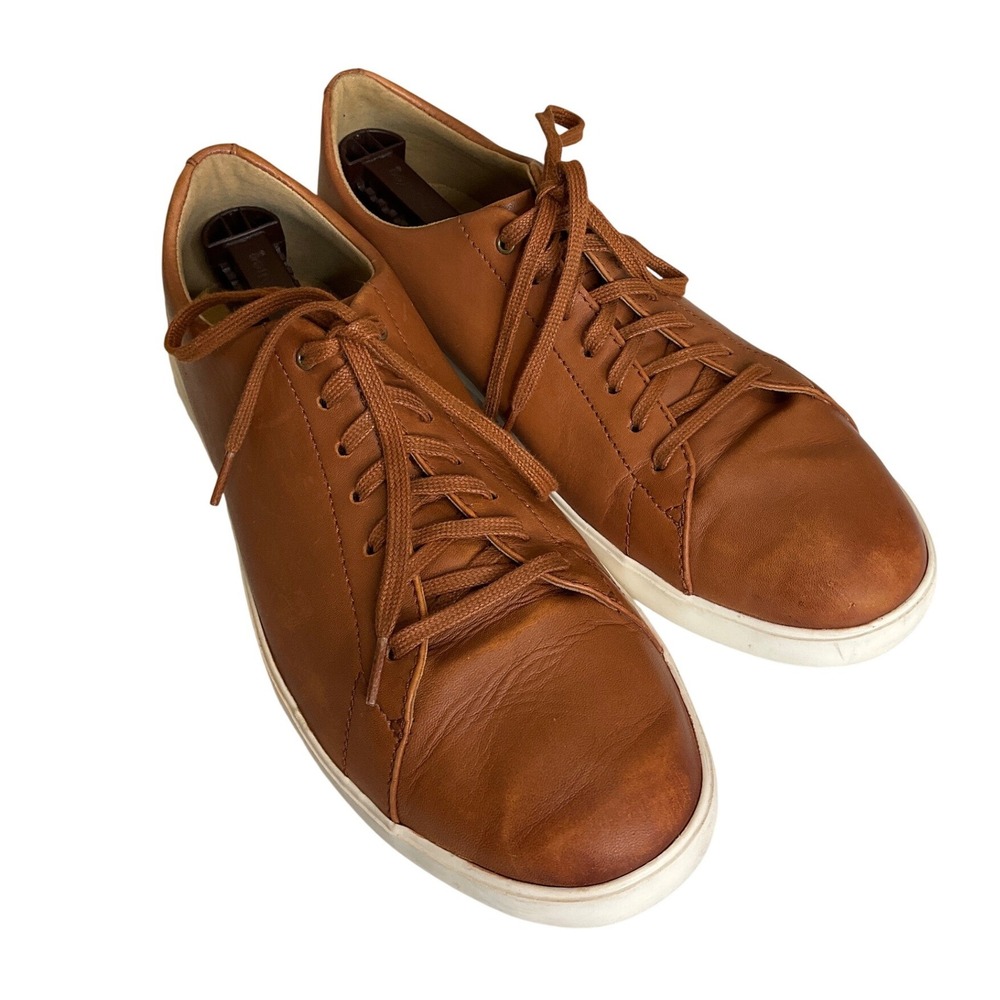Cole Haan Leather Grand Cross Court II Sneaker Brown Comfort Preppy Casual 12